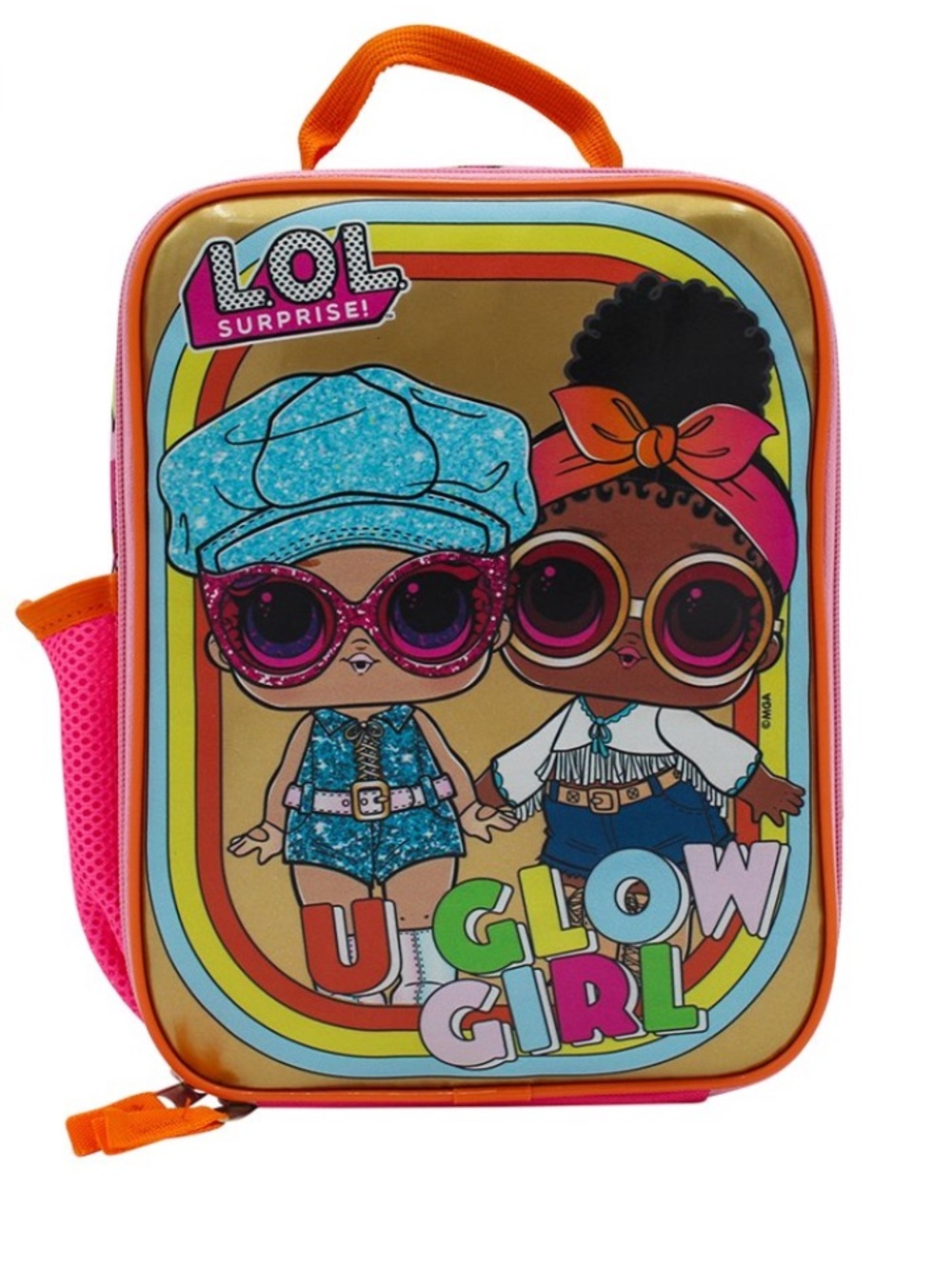 L.O.L. Surprise! Kids Golden Hour U Glow Girl Insulated Lunch Box/Bag Snack Tote